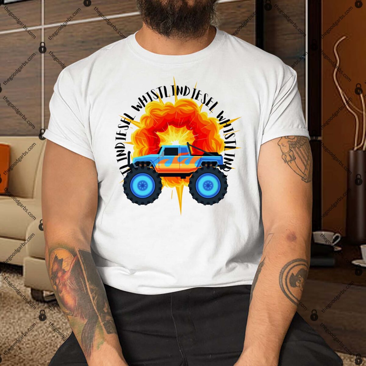 Whistlind Diesel Explosion Pickup Cars pop Shirt