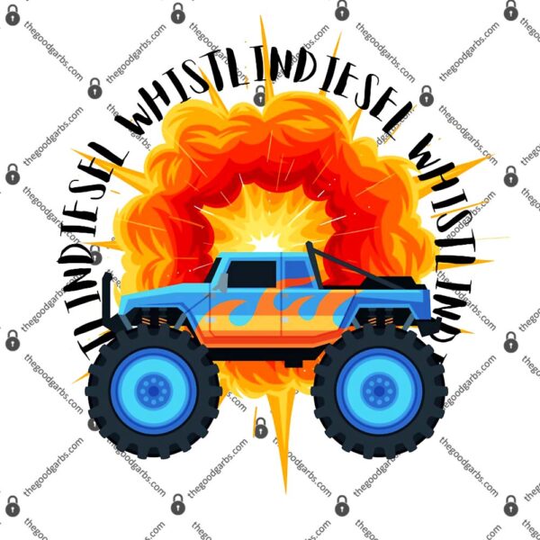 Whistlind Diesel Explosion Pickup Cars pop T-Shirt