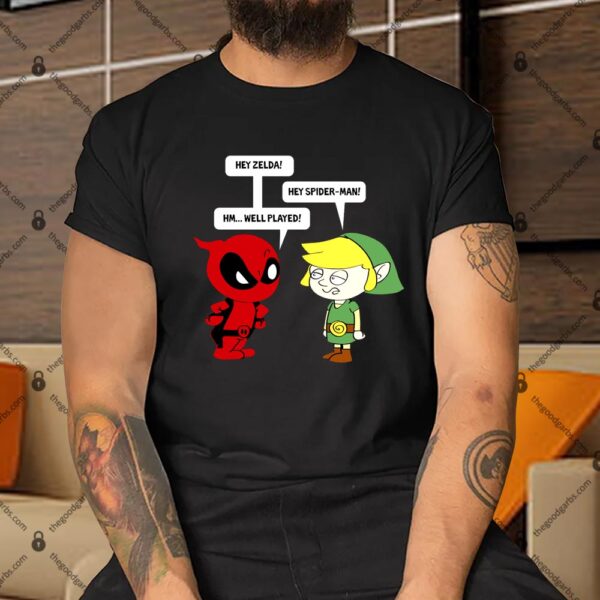 Zelda meets Spiderman Shirt