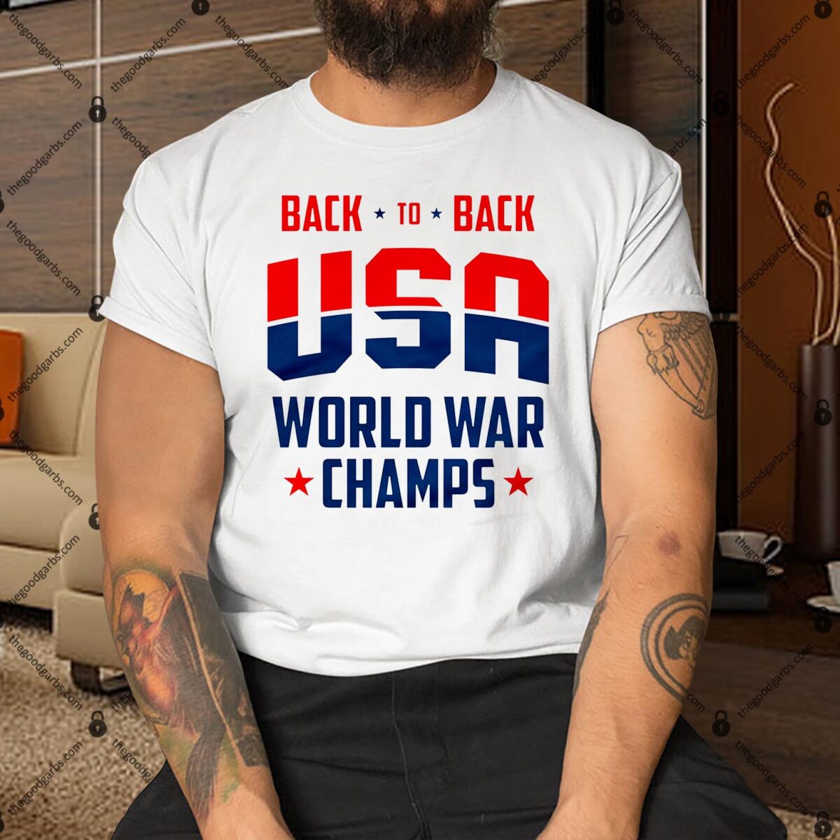 Back To Back USA World War Champs Shirt