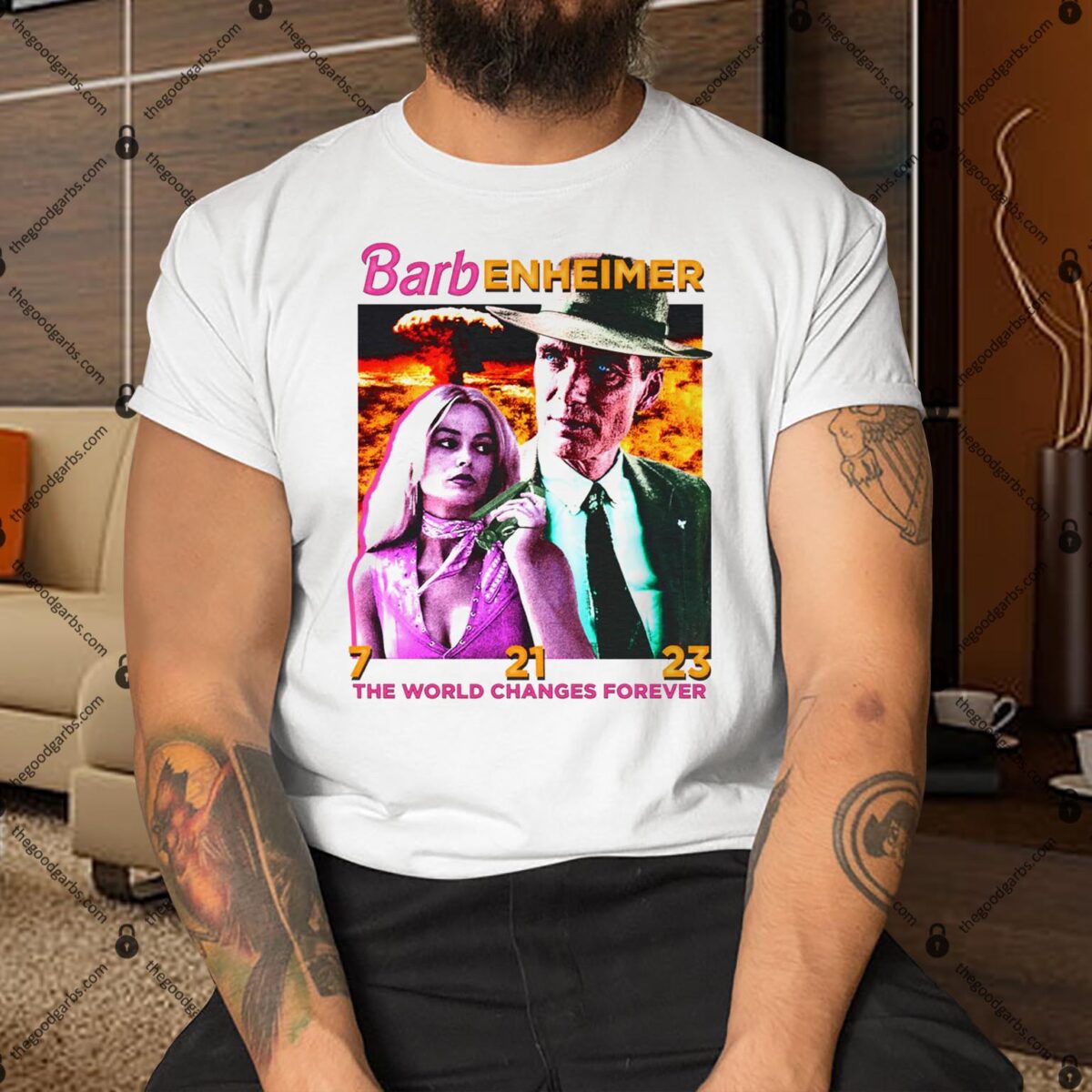 Barbenheimer The World Changes Forever Shirt