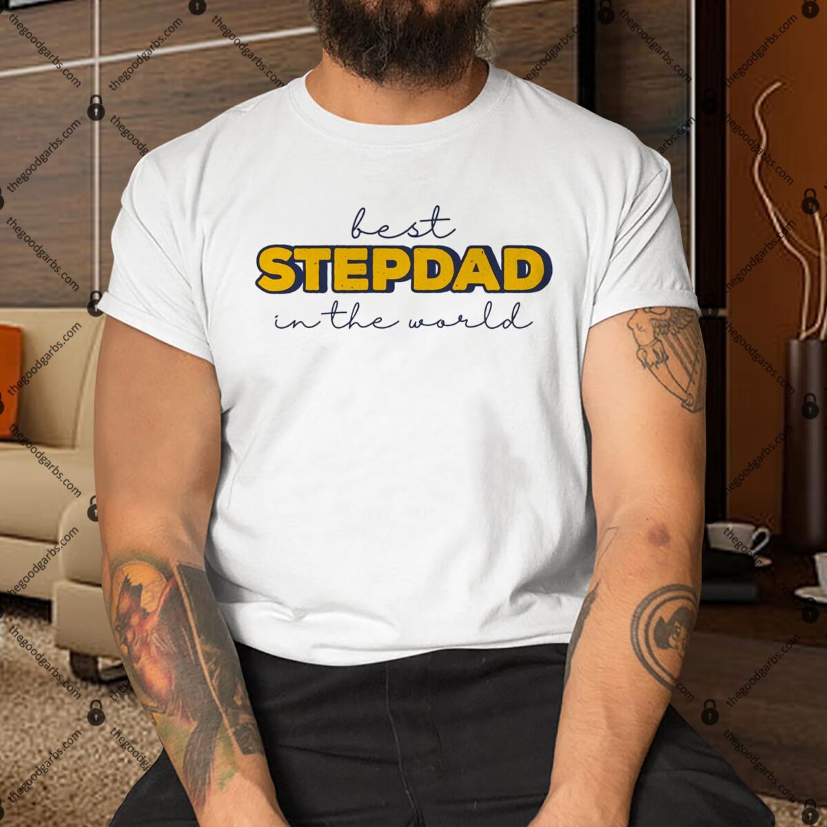 Best Stepdad In The World Fathers Day Shirt