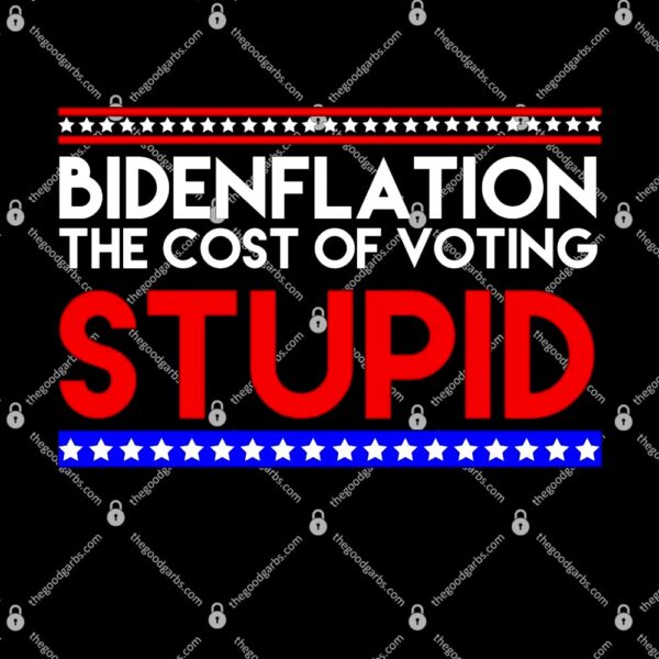 Bidenflation Definition The Cost Of Voting Stupid T-Shirt