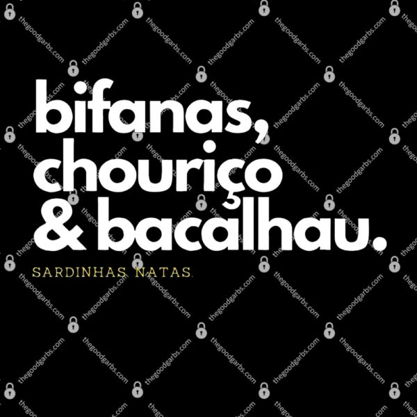 Bifanas Chourico And Bacalhau T-Shirt