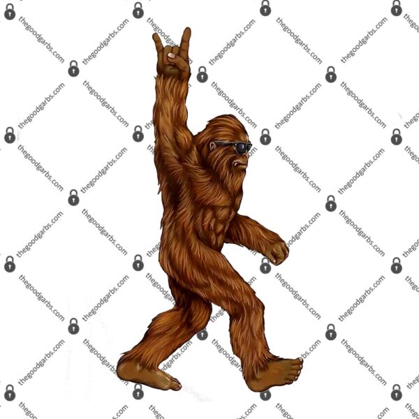 Bigfoot Rock On T-Shirt