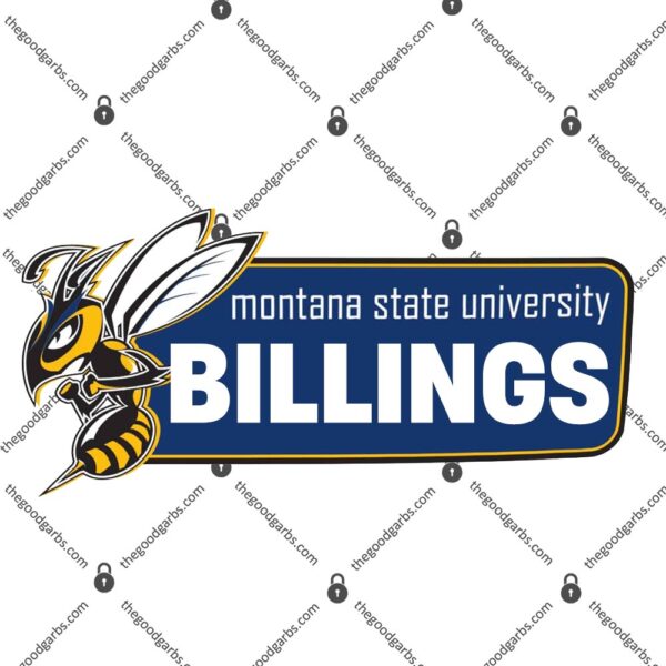 Blue Logo Montana State Billings Yellowjackets T-Shirt