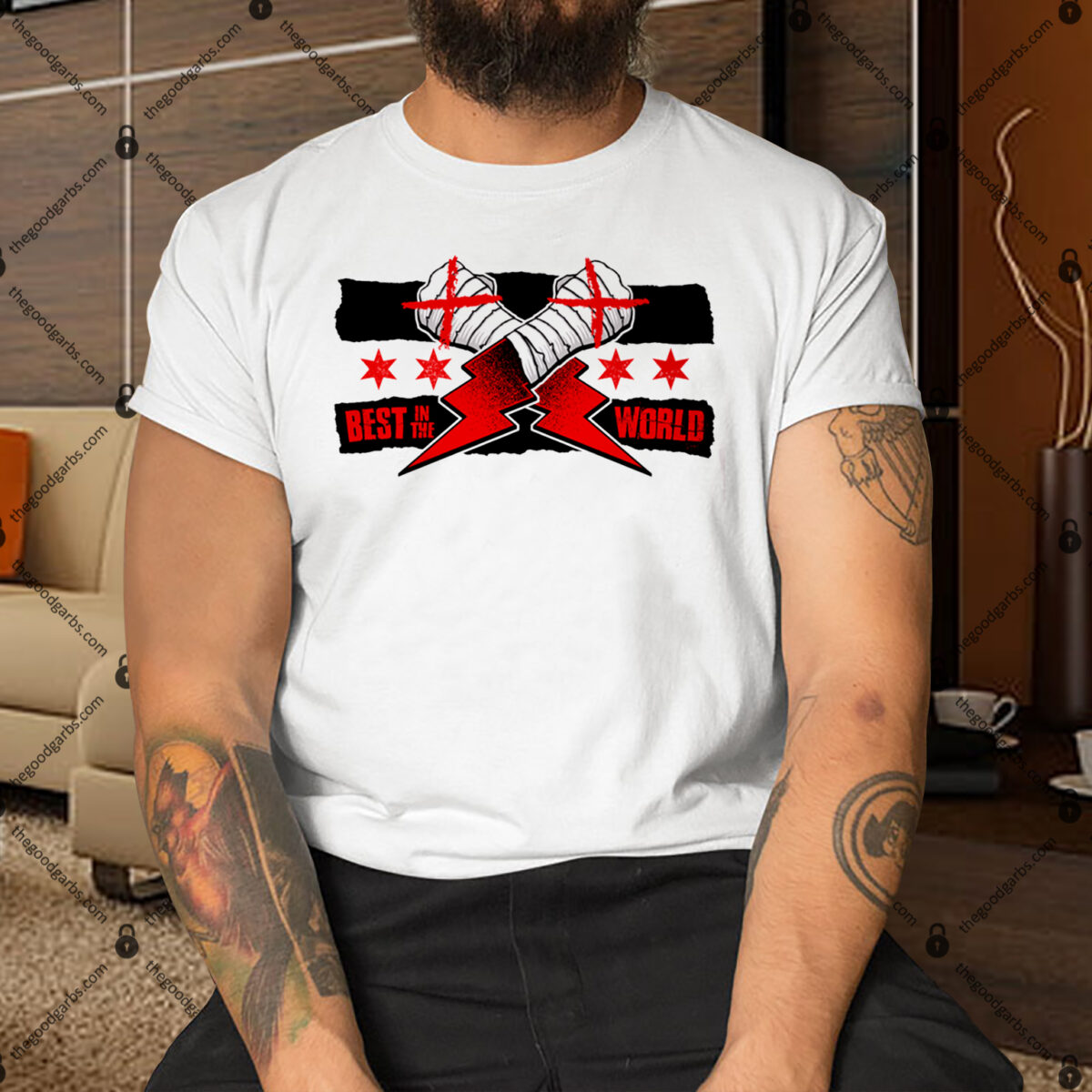 CM Punk Best In The World Ringer Shirt