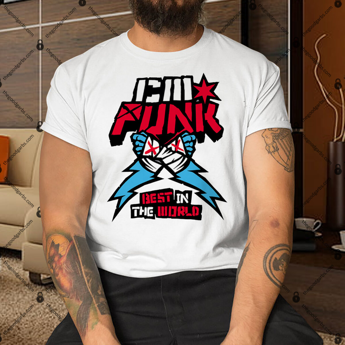 CM Punk Supercharged Ringer T-Shirt