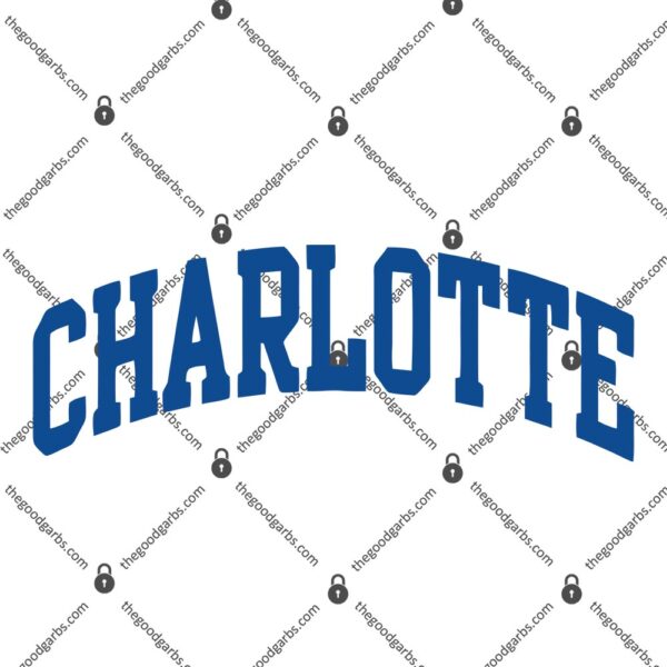 Charlotte Arch Blue Logo T-Shirt