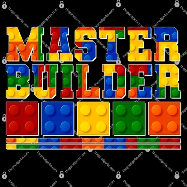 Cool Master Builder Lego Fan T-Shirt