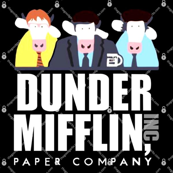 Cow Dunder Moofflin Paper Cowpany T-Shirt