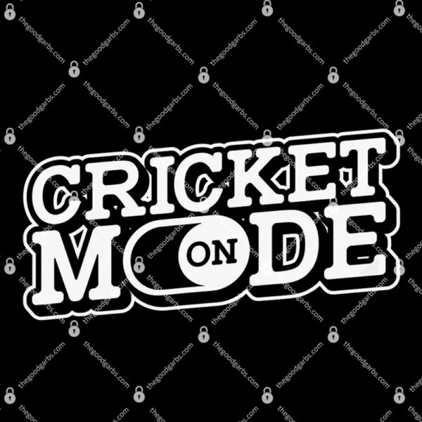 Cricket Mode On Cricket Player T-Shirt