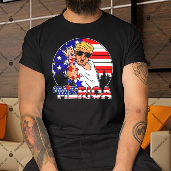 Donald Trump Merica Salt Bae Shirt