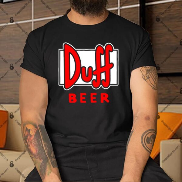 Duff Beer Logo Simpsons Shirt
