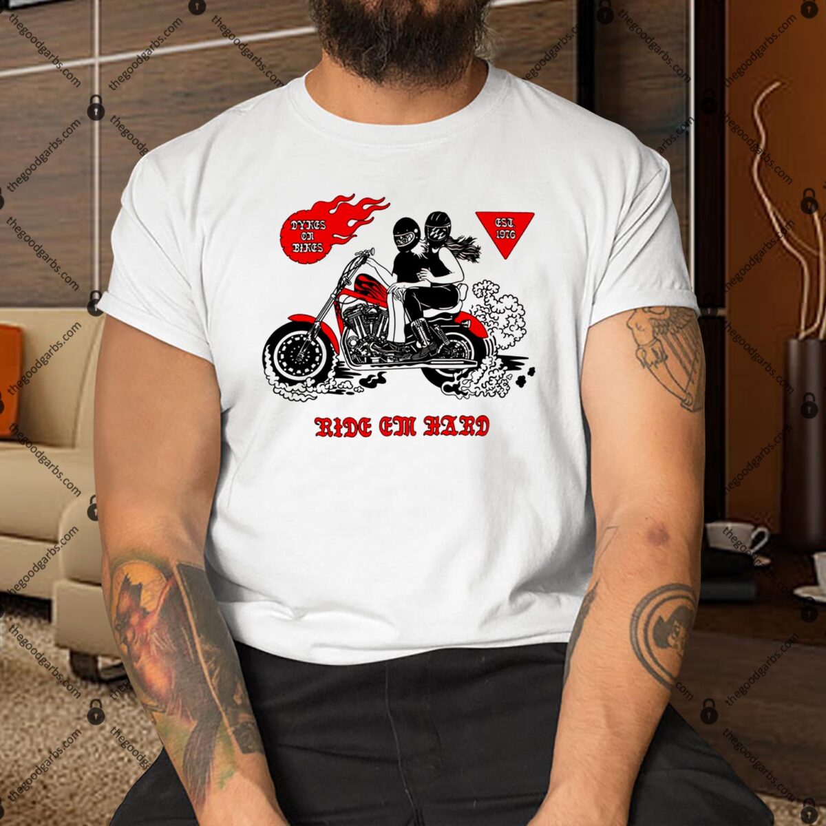 Dykes On Bikes Ride Em Hard Shirts