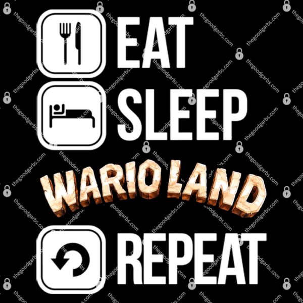Eat Sleep Wario Land Repeat T-Shirt