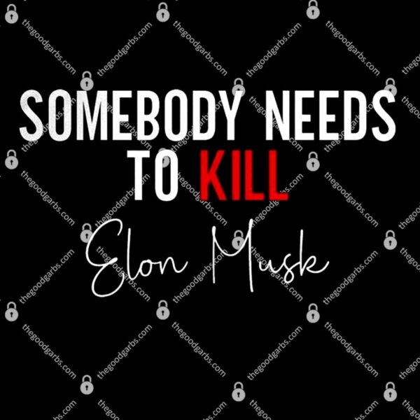 Elon Musk Somebody Needs To Kill T-Shirt