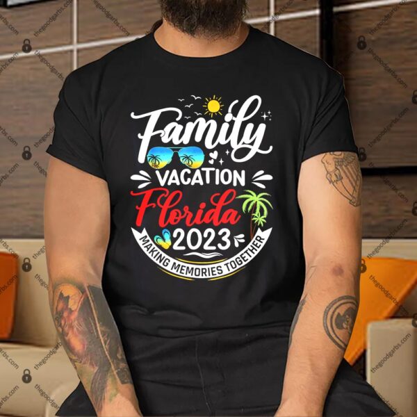 Family Vacation Florida 2023 Beach Summer Shirt