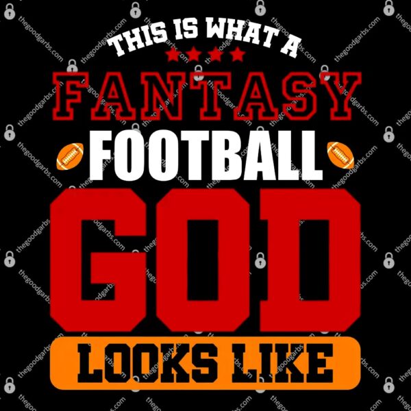 Fantasy Football God Looks Like T-Shirt