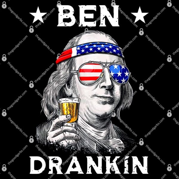 Funny 4th of July Ben Drankin Patriotic T-Shirt