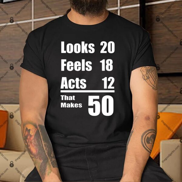 Funny 50th Birthday Fifty Years Shirt