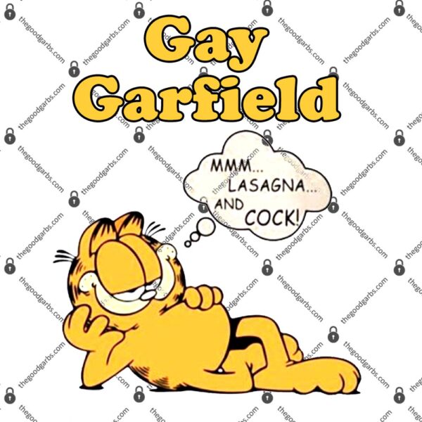 Gay Garfield Lasagna And Cock T-Shirt