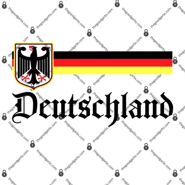 Germany Flag Stripe Logo T-Shirt