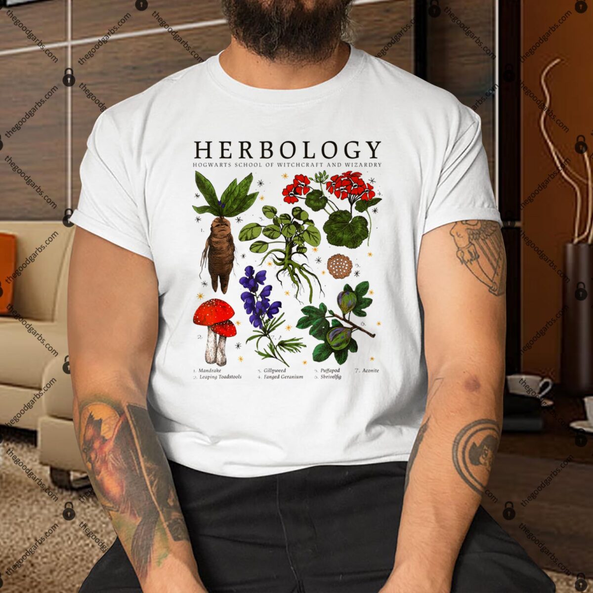 Harry Potter Hogwarts Herbology Shirt