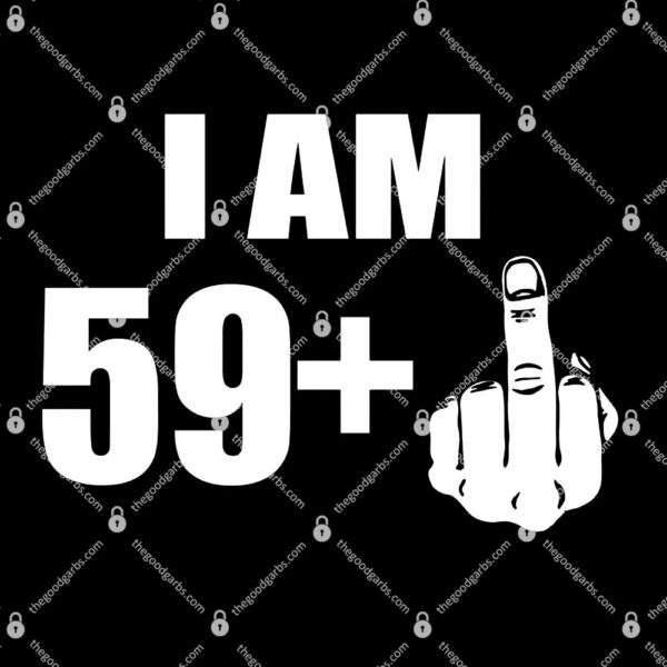 I Am 60 Middle Finger 60th Birthday Gift T-Shirt