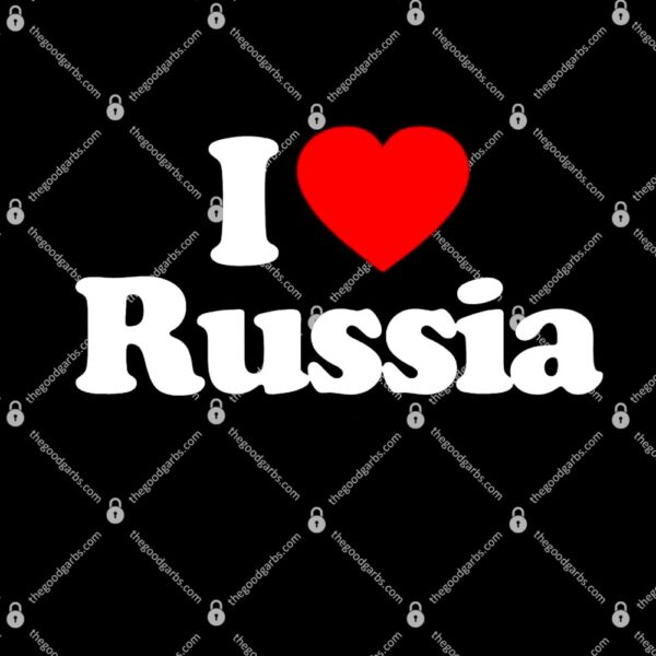 I Love Russia Heart T-Shirt