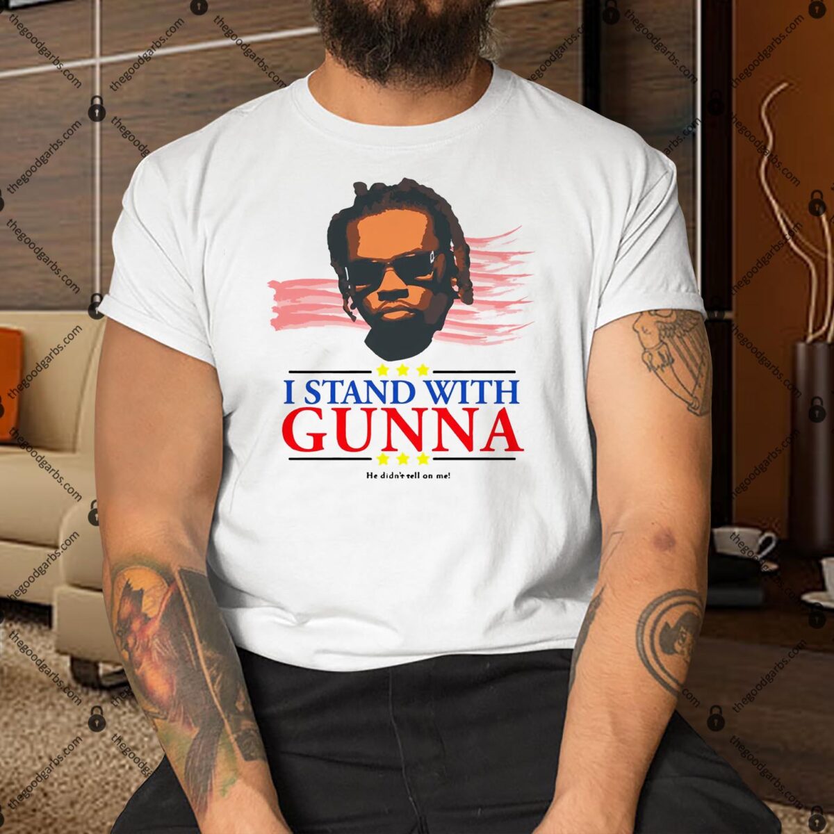 I Stand With Gunna He Didn’t Tell On Me Shirt