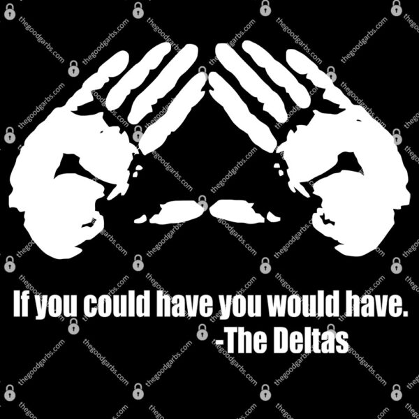If You Could Have You Would Have The Deltas T-Shirt