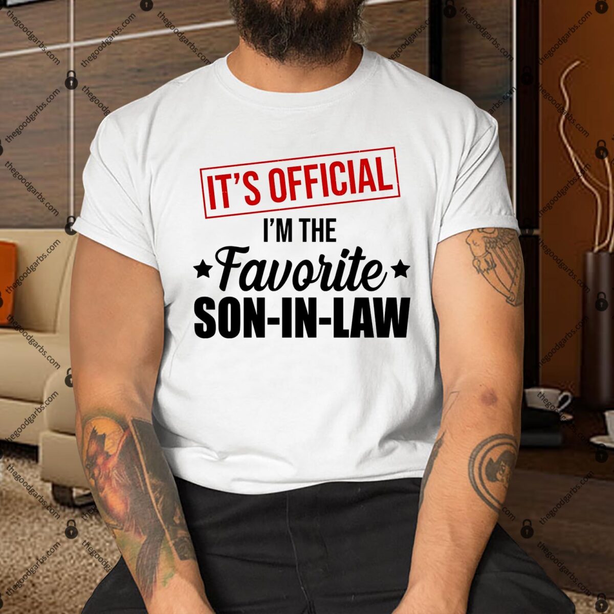 Im The Favorite Son In Law Funny Gift Shirt