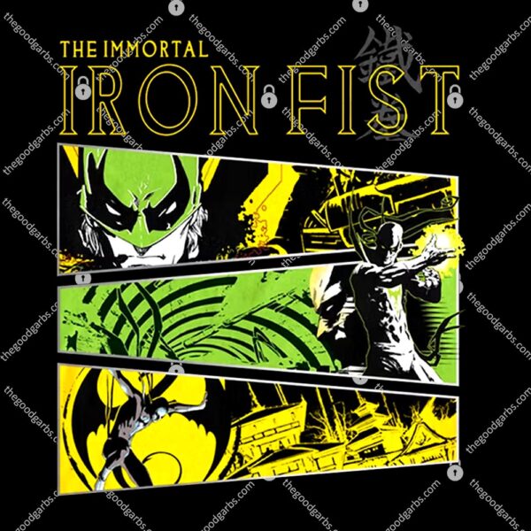Immortal Iron Fist Panels T-Shirt