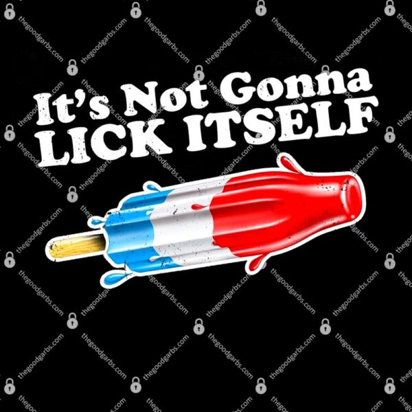 Its Not Gonna Lick Itself Funny Popsicle T-Shirt