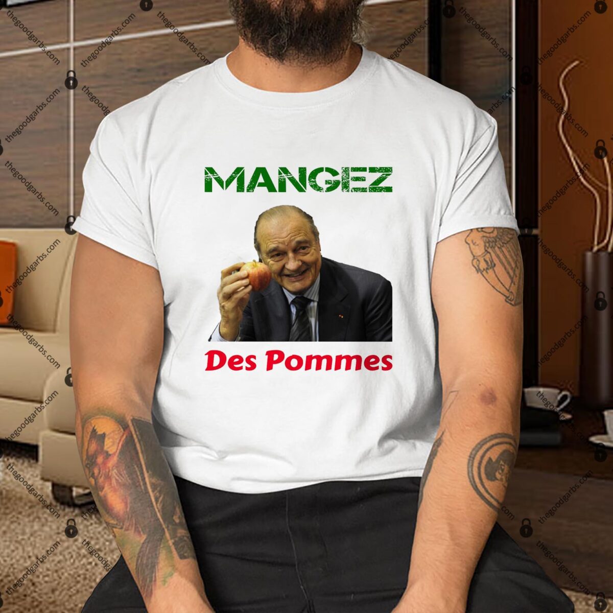 Jacques Chirac Eat apples Shirt