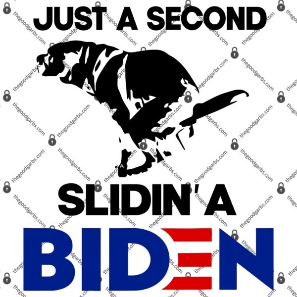 Just A Second Slidin' A Biden Funny Political T-Shirt