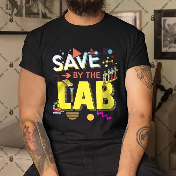 Lab Week 2023 Saved By The Lab Retro Medical Laboratory Tech Shirt