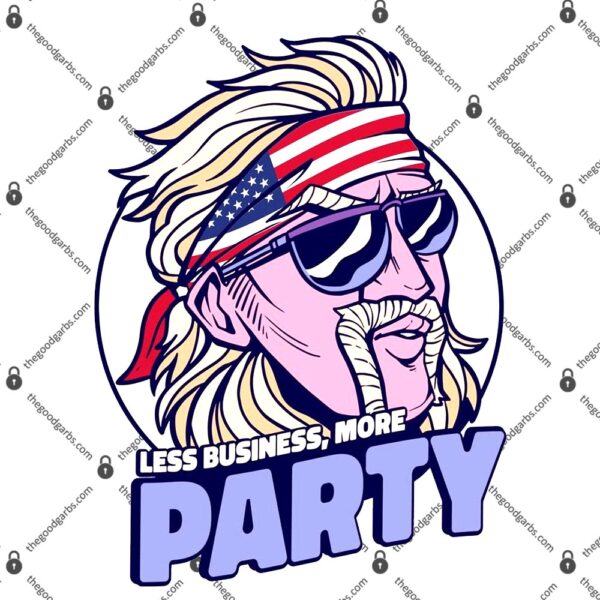 Less Business More Party 4th Of July USA T-Shirt
