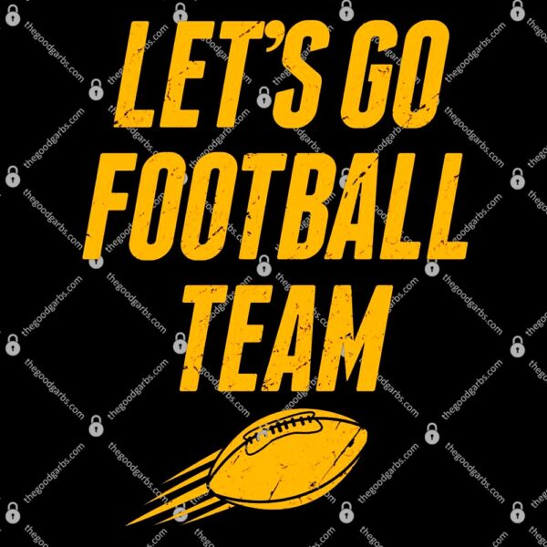 Let's Go Football Team Washington Football Fan T-Shirt
