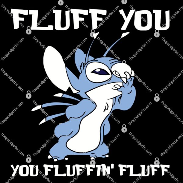 Lilo And Stitch Fluff Cat Love Fluff You You Fluffin’ Fluff T-Shirt