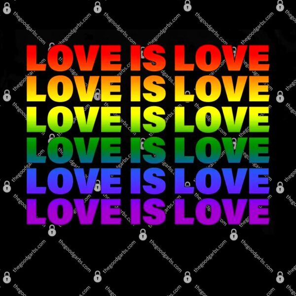 Love Is Love LGBTQ Rainbow T-Shirt