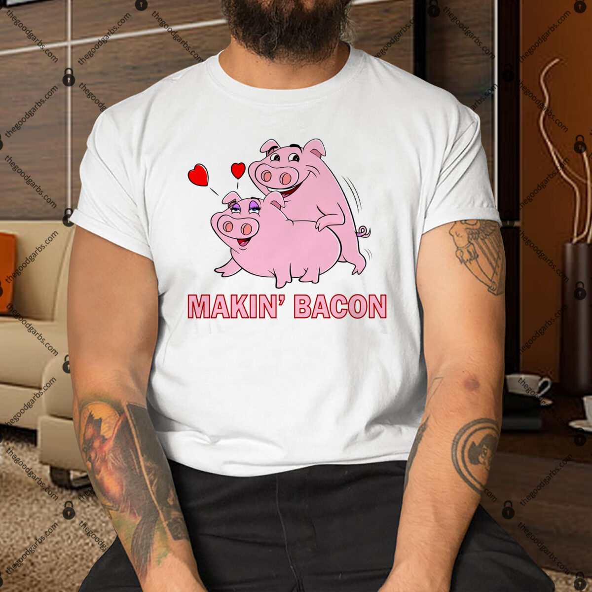 Makin' Bacon Pigs In Love Shirt