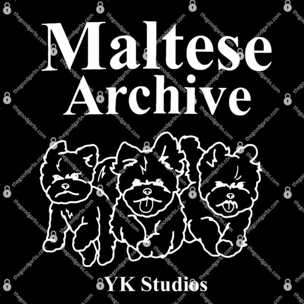 Maltese Archive Line Graphic T-Shirt