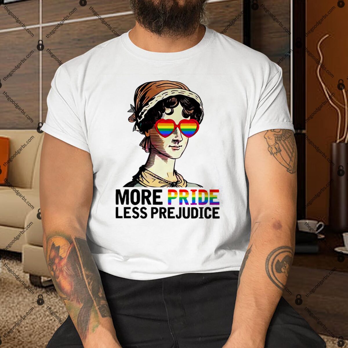 More Pride Less Prejudice Lgbt Shirt