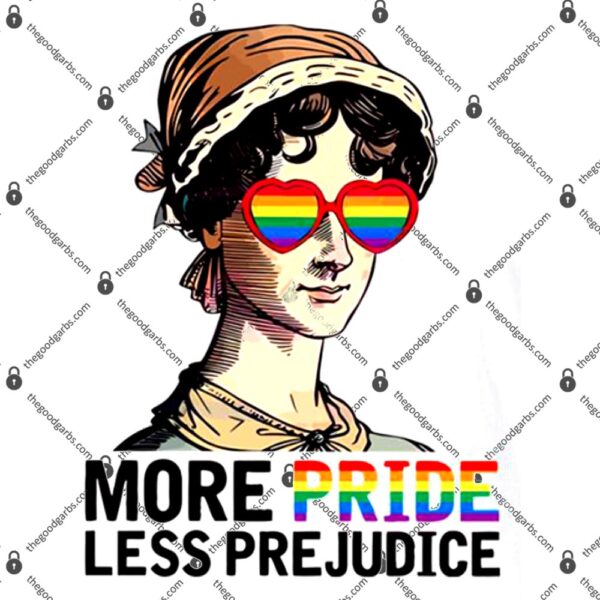 More Pride Less Prejudice Lgbt T-Shirt