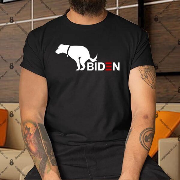 My Dog Hates Biden Funny Anti Biden Shirt