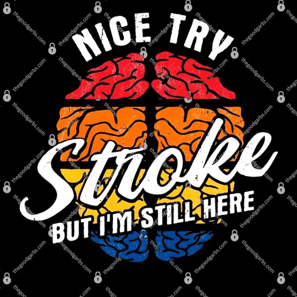Nice Try Stroke I'm Still Here Funny T-Shirt