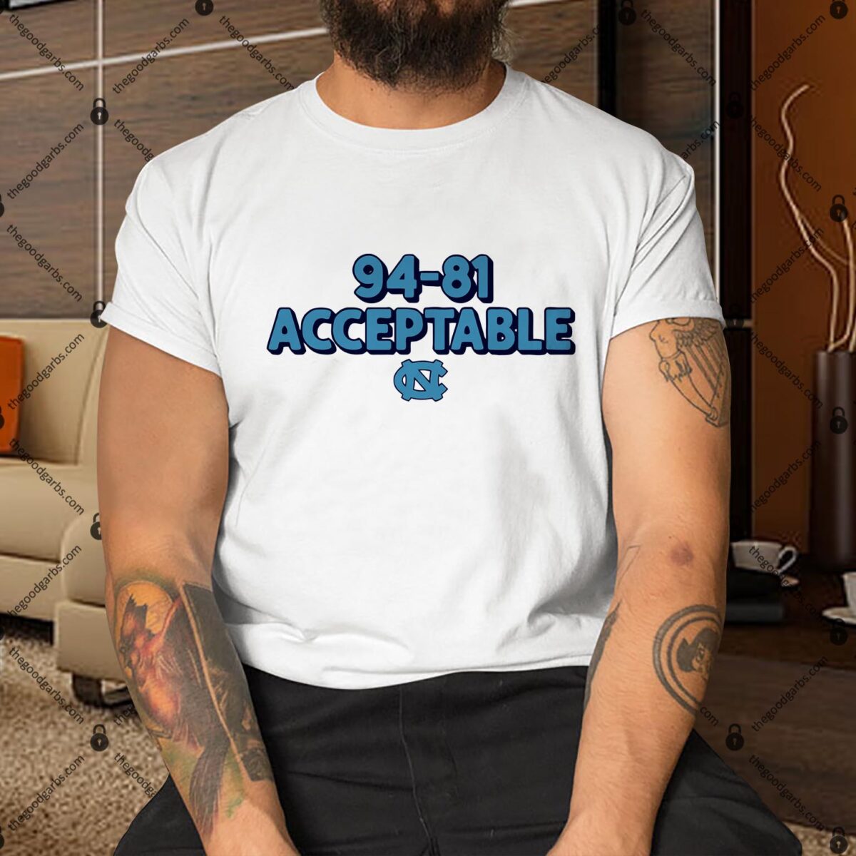 North Carolina Basketball Acceptable Shirt