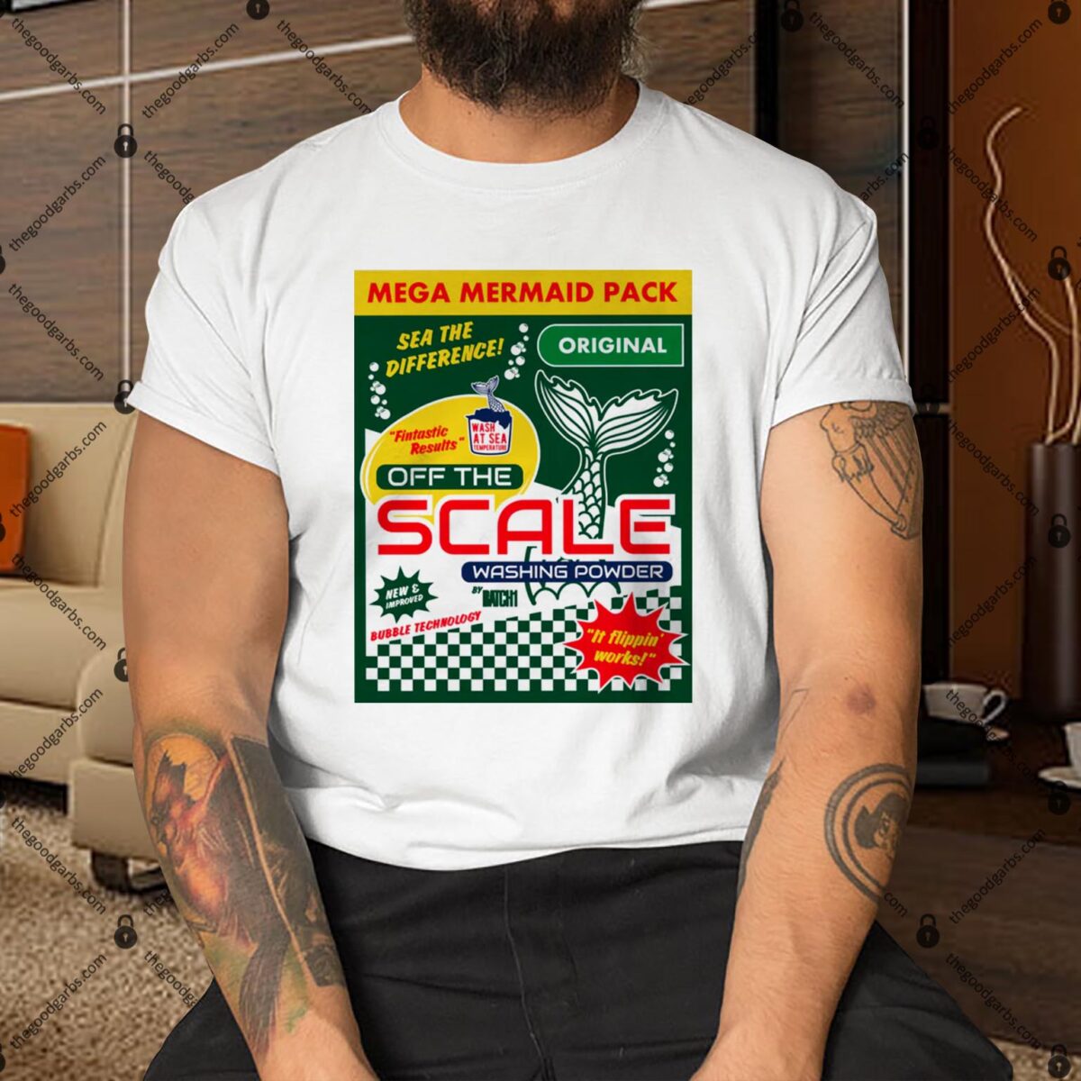 Off the Scale Mermaid Washing Powder Shirt